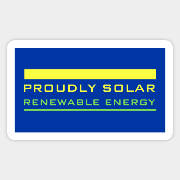 Proudly Solar Sticker by CleanPower